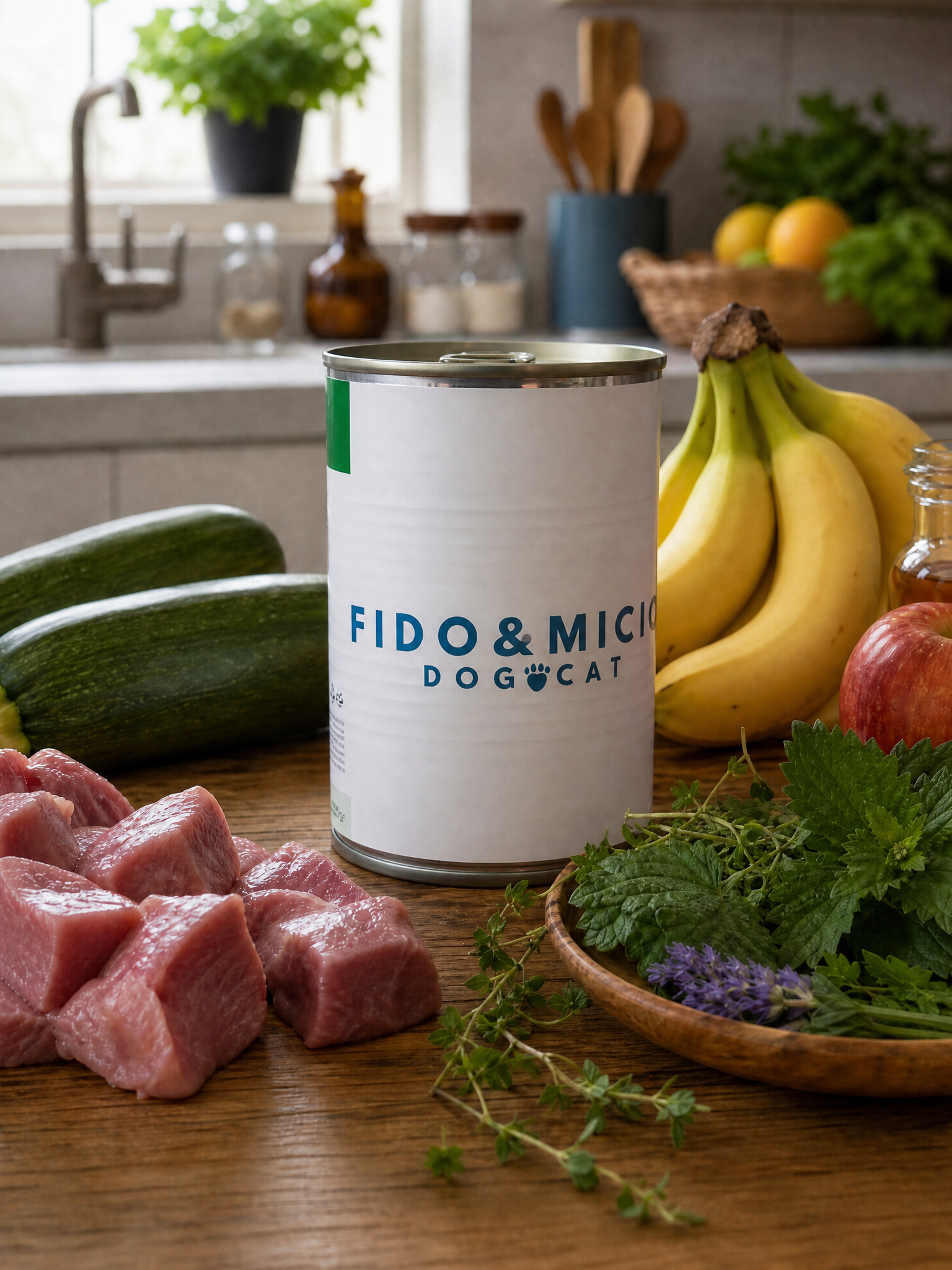Umido Agnello Grain Free — con Zucchine e Banana