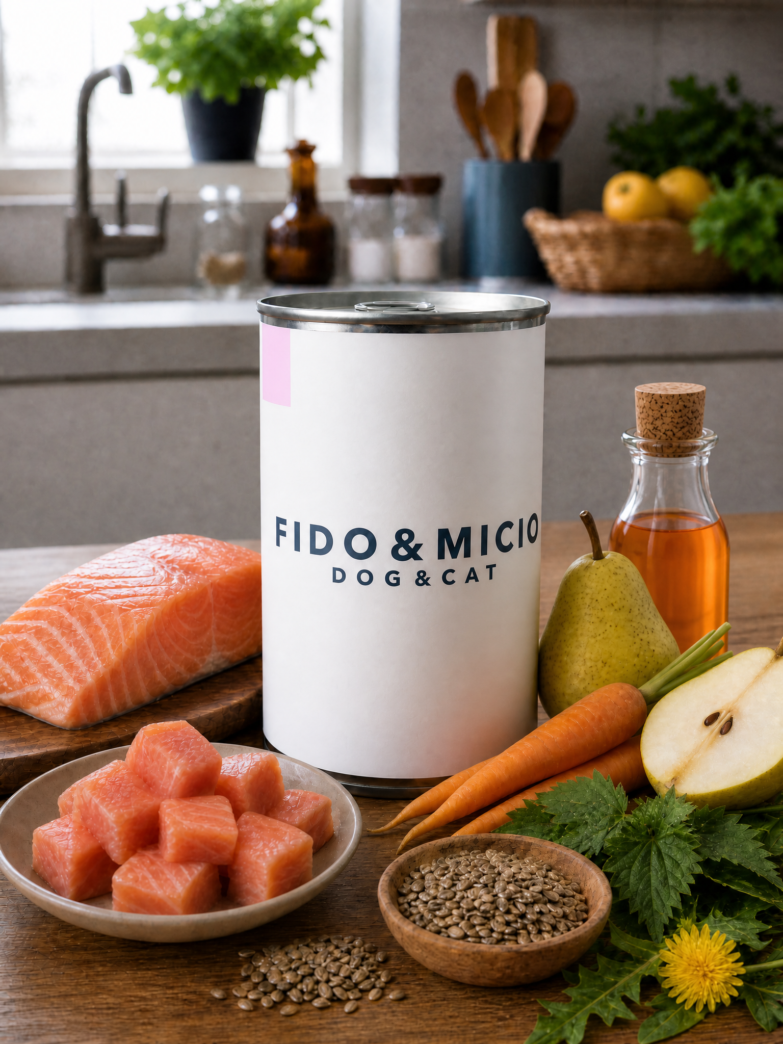 Umido Salmone Grain Free — con Carote e Pere