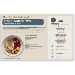 Monoproteico Integrale - Pesce Bianco HYPO