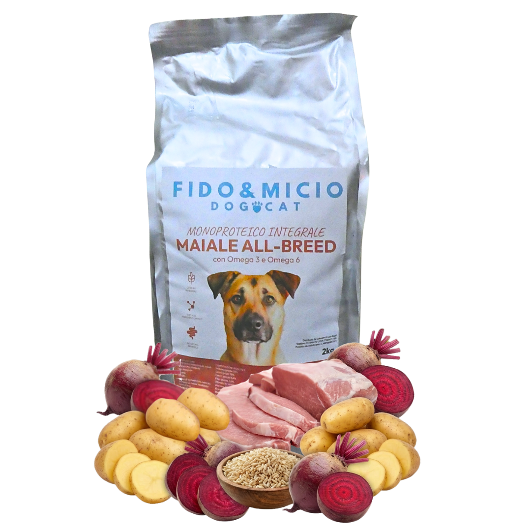 Monoproteico Integrale - Maiale con Omega 3 e Omega 6