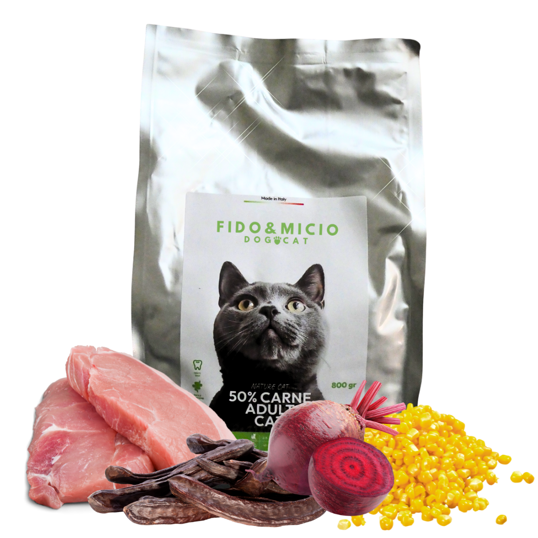 Crocchette Nature Cat Maiale 50%